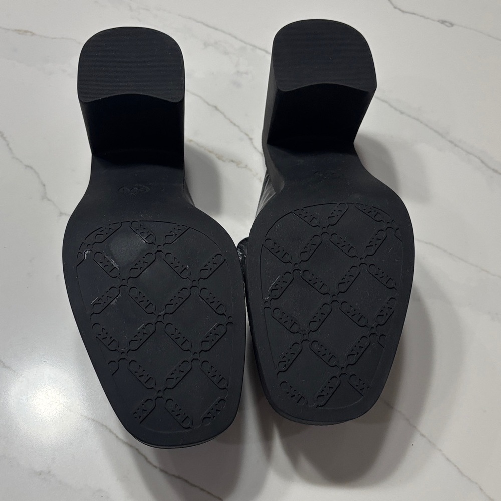 Michael Kors Black Patent Leather Mules - Picture 13 of 16